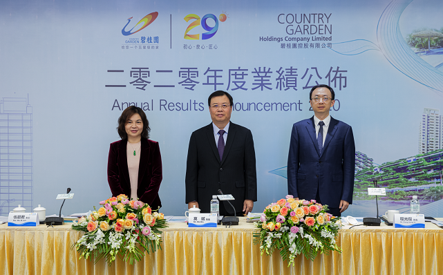 碧桂園公布2020業(yè)績(jī) 直言機(jī)器人業(yè)務(wù)2022年盈利